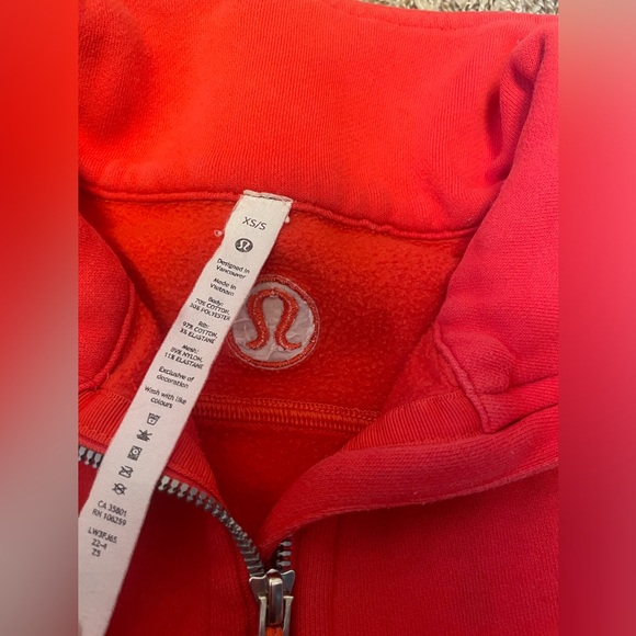 lululemon athletica Red Cropped Sweatshirt - Picture 3 of 8